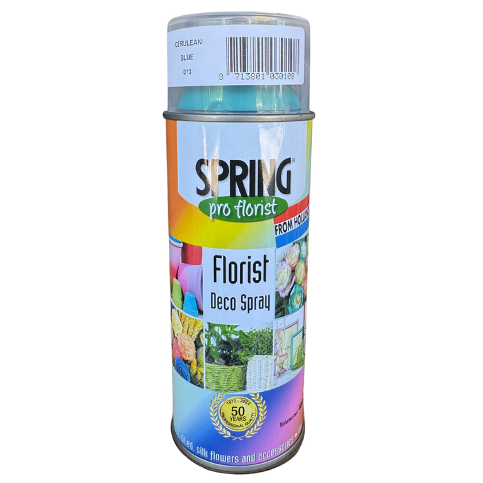 Floral Spray Paint (CERULEAN BLUE) #013