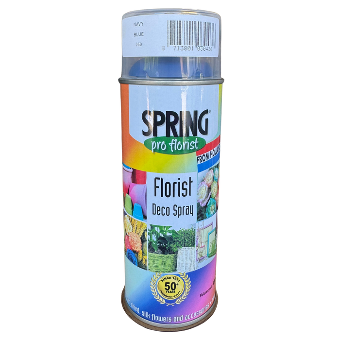 Floral Spray Paint (NAVY BLUE) #050