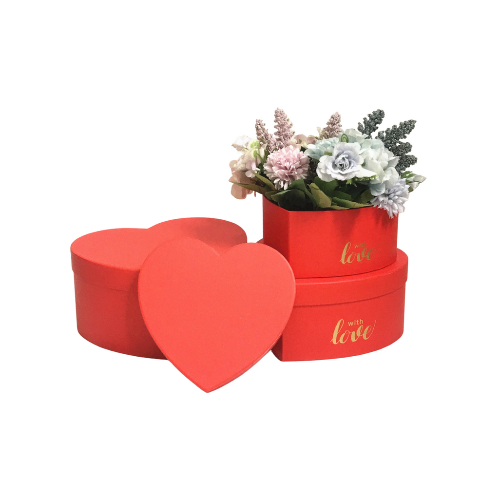 Heart Flower Box — Plenty Flowers