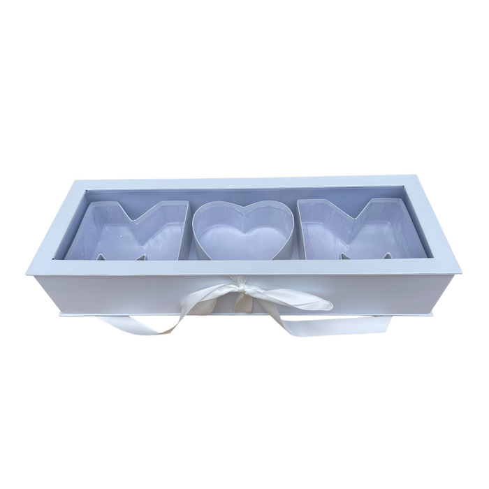 MOM Window Floral Gift Box (WHITE)