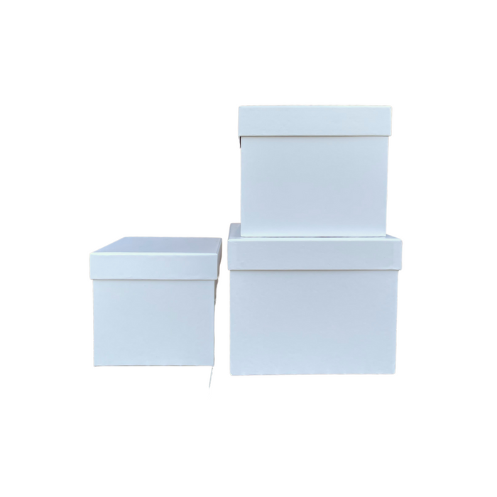 Square Gift Box (WHITE)