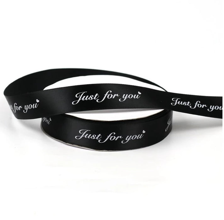 Just For You Satin Ribbon 3/8 Inches