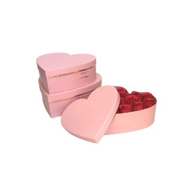 Heart Floral Box (PINK)