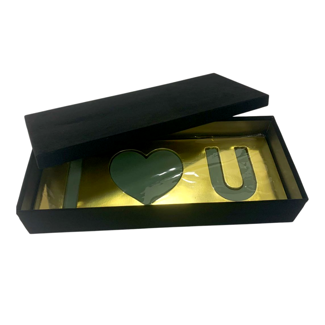 I Love You Box - with Floral Foam and Plastic Liner | Various Colors