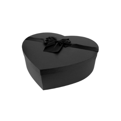 XL Heart Floral Box (BLACK)