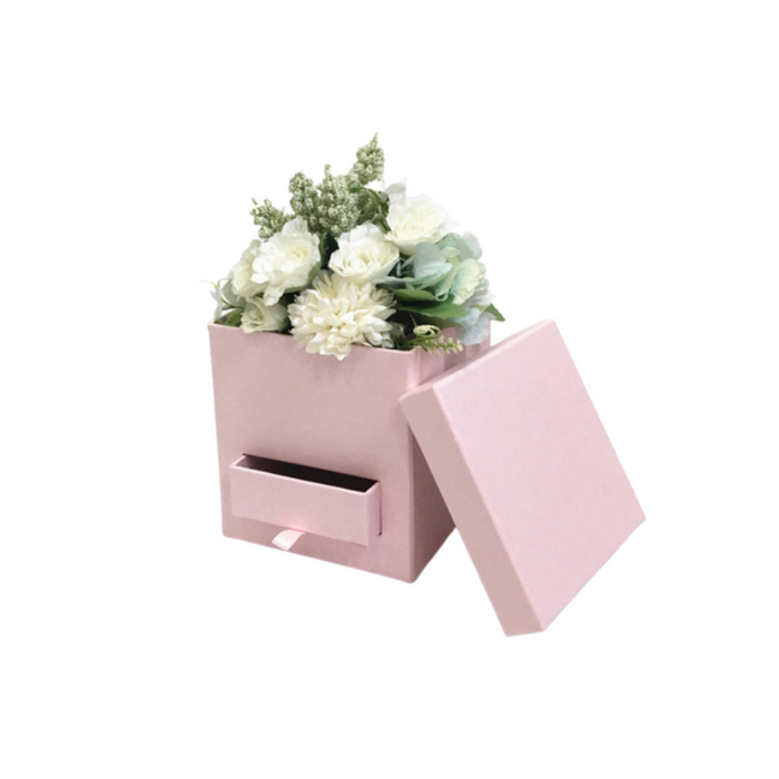 Square Mini Floral Box (PINK)