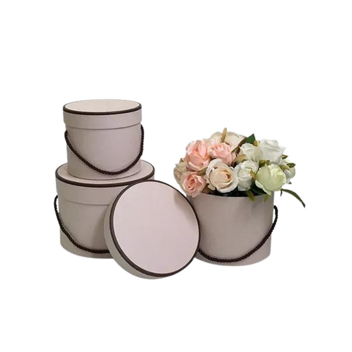 Round Chic Floral Box (PINK)