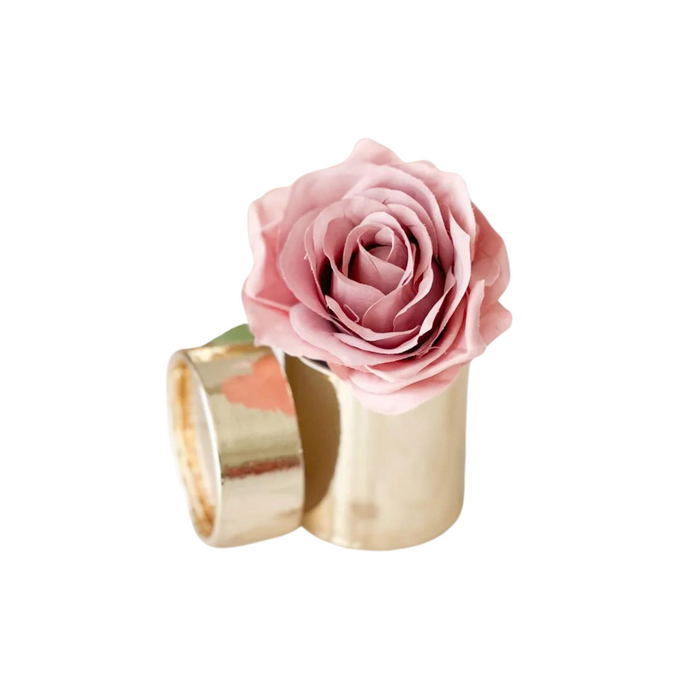 Mini Round Floral Box (20 sets) (GOLD)