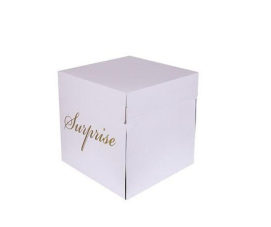 Square Surprise Gift Box (WHITE)